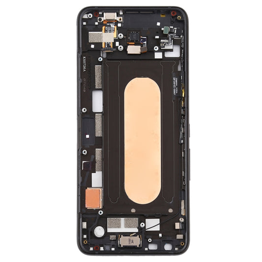 Middle Frame Bezel Plate with Side Keys for Asus ROG Phone II ZS660KL(Black) by buy2fix