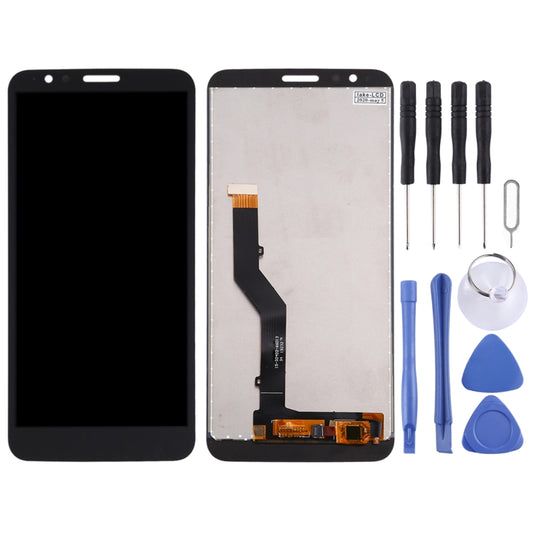 TFT LCD Screen for Motorola Moto E6 with Digitizer Full Assembly (Black) by buy2fix