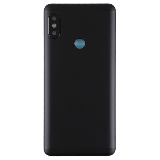 Back Cover with Camera Lens & Side Keys for Xiaomi Redmi Note 5(Black) by buy2fix