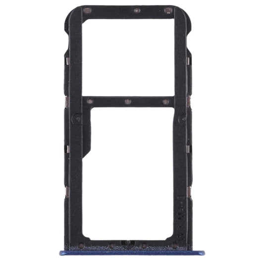 SIM Card Tray + SIM Card Tray / Micro SD Card Tray for Huawei Honor Play 7X (Blue) by buy2fix