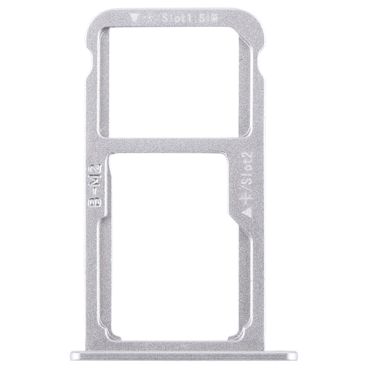 SIM Card Tray + SIM Card Tray / Micro SD Card for Huawei G9 Plus (Silver) by buy2fix