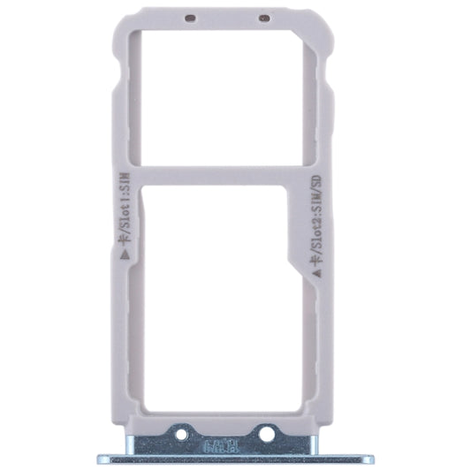 2 SIM Card Tray / Micro SD Card Tray for Huawei Nova 2s(Blue) by buy2fix