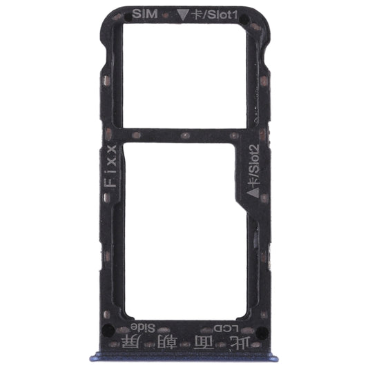 SIM Card Tray + SIM Card Tray / Micro SD Card for Huawei P smart (Enjoy 7S) (Blue) by buy2fix