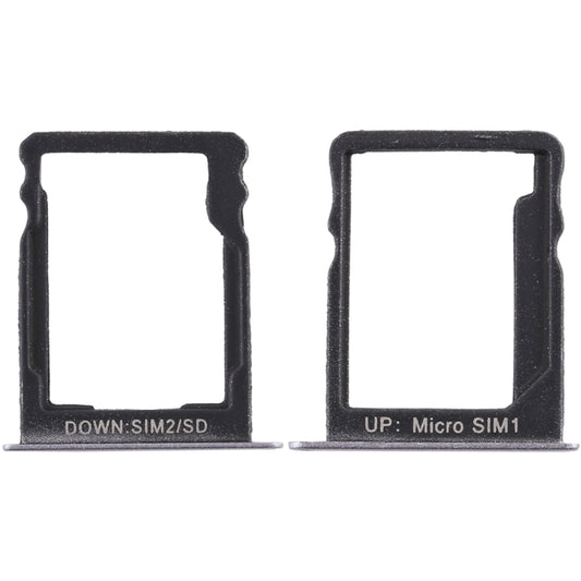 SIM Card Tray + SIM Card Tray / Micro SD Card for Huawei Enjoy 5s (Grey) by buy2fix