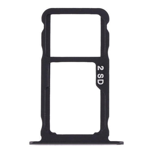 Original SIM Card Tray + SIM Card Tray / Micro SD Card Tray for Nokia X71 / TA-1172 TA-1167 TA-1188(Black) by buy2fix