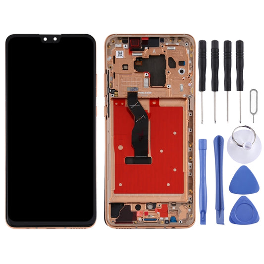 Original OLED LCD Screen for Huawei Mate 30 Digitizer Full Assembly with Frame(Orange) by buy2fix