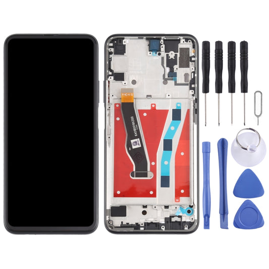OEM LCD Screen for Huawei P smart Pro 2019 Digitizer Full Assembly with Frame(Black) by buy2fix