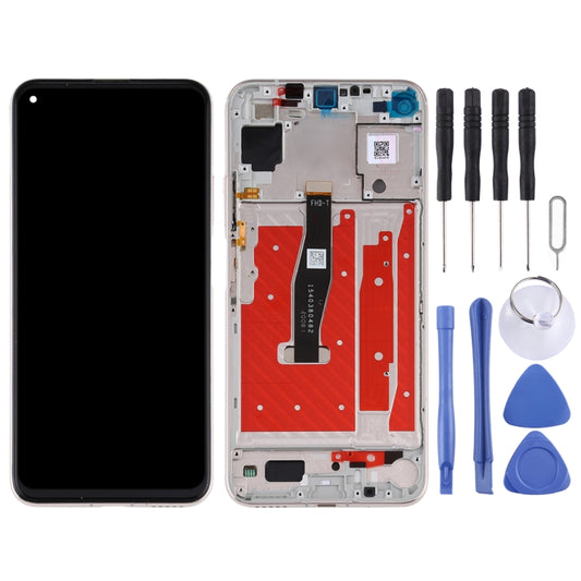 OEM LCD Screen for Huawei Honor 20 / Nova 5T Digitizer Full Assembly with Frame(Gold) by buy2fix