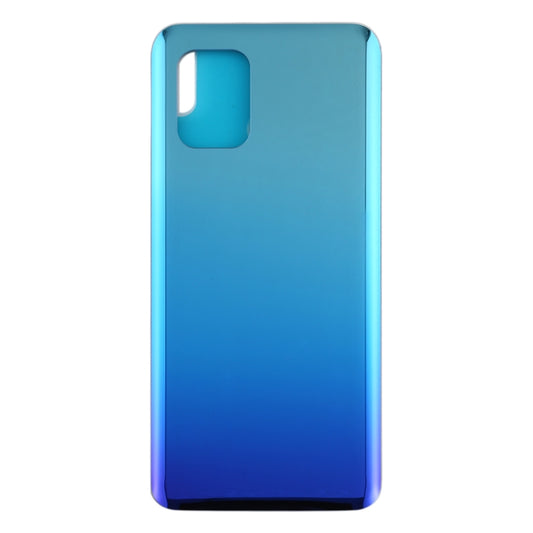 Glass Material Battery Back Cover for Xiaomi Mi 10 Lite 5G/Mi 10 Youth 5G(Blue) by buy2fix