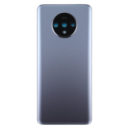 For OnePlus 7T Original Battery Back Cover with Camera Lens Cover (Silver) by buy2fix