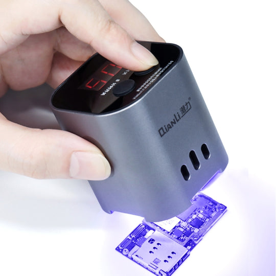 QIANLI 4W lampe de polymérisation UV de réparation de téléphone intelligent rechargeable