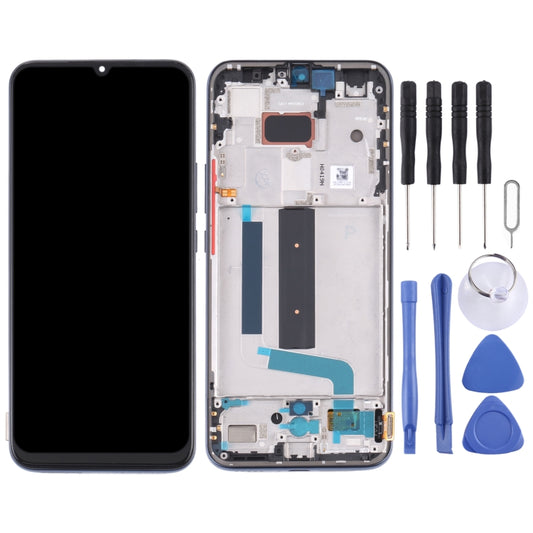 Original AMOLED LCD Screen for Xiaomi Mi 10 Lite 5G with Digitizer Full Assembly(Black) by buy2fix