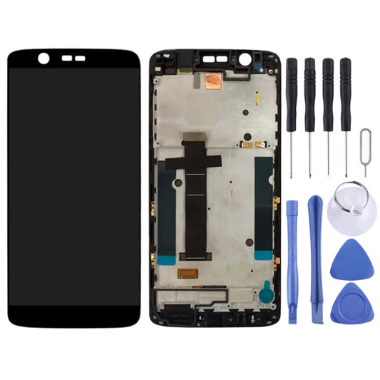 OEM LCD Screen for ZTE Axon 7 Mini / B2017 / B2017G Digitizer Full Assembly with Frame（Black) by buy2fix