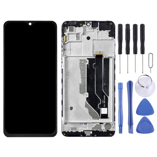 OEM LCD Screen for ZTE Blade 20 Smart / V1050 Digitizer Full Assembly with Frame（Black) by buy2fix