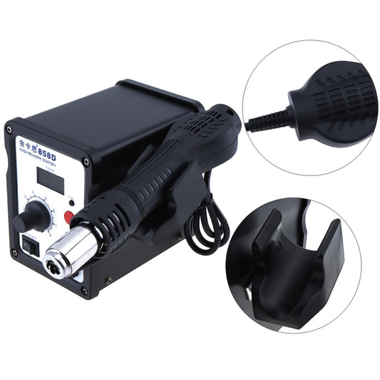 Kaisi K-858D SMD Hot-Air Soldering Station LED Digital Display Support Controllable Temperature for Desoldering + Air Nozzles, US Plug by Kaisi