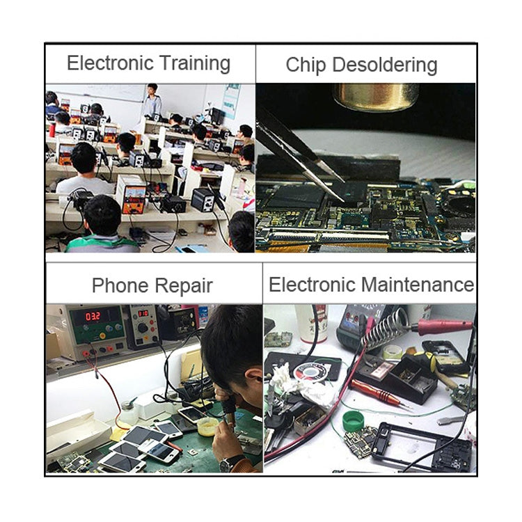 Kaisi K-858D SMD Hot-Air Soldering Station LED Digital Display Support Controllable Temperature for Desoldering + Air Nozzles, US Plug - Electric Soldering Iron by Kaisi | Online Shopping UK | buy2fix