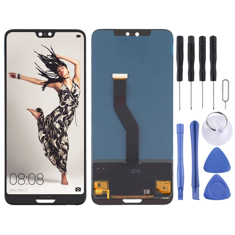 TFT Material LCD Screen and Digitizer Full Assembly for Huawei P20 Pro by buy2fix