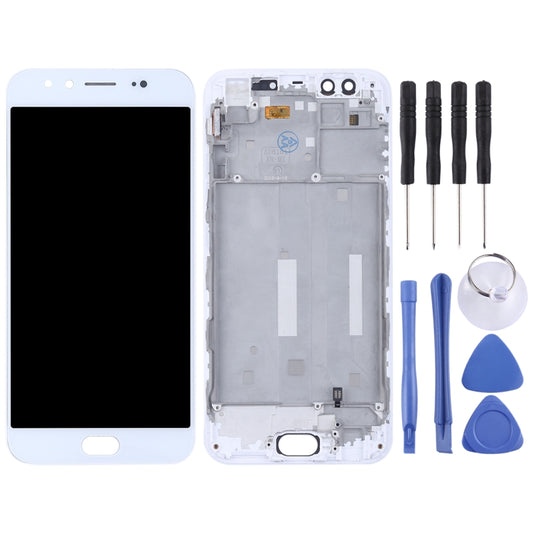 TFT LCD Screen for Vivo X9/X9s Digitizer Full Assembly with Frame(White) by buy2fix
