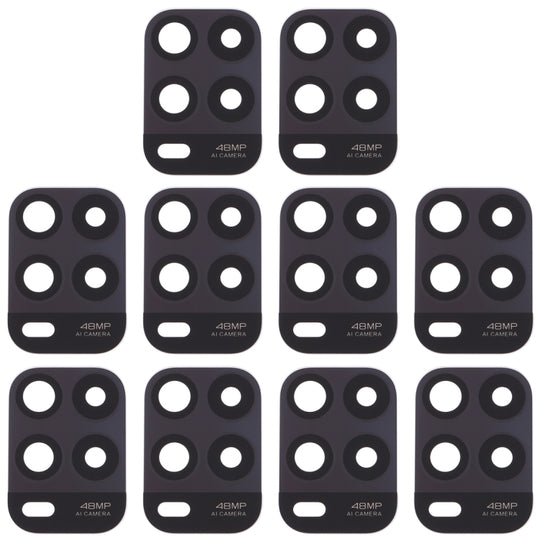Objectif de caméra arrière 10 PCS pour Xiaomi Mi 10 Lite 5G