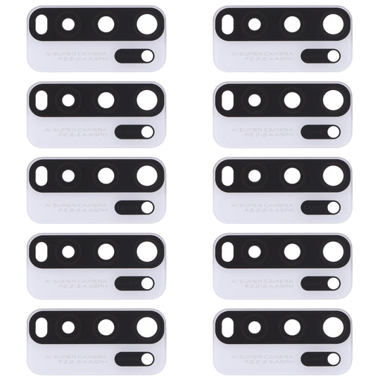 10 PCS Rückkameraobjektiv für Vivo Y50 (Weiß)