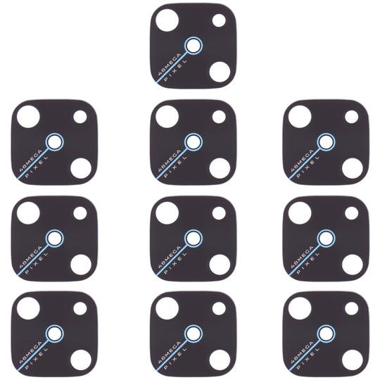 10 PCS Rückkameraobjektiv für Vivo Y9s (Schwarz)