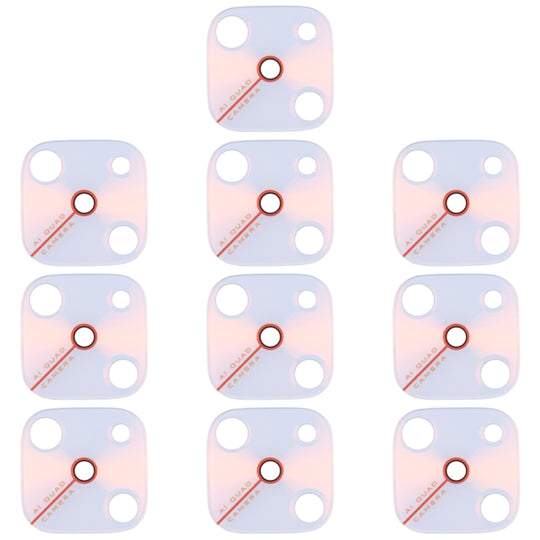 10 PCS Rückkameraobjektiv für Vivo Y9s (Weiß)