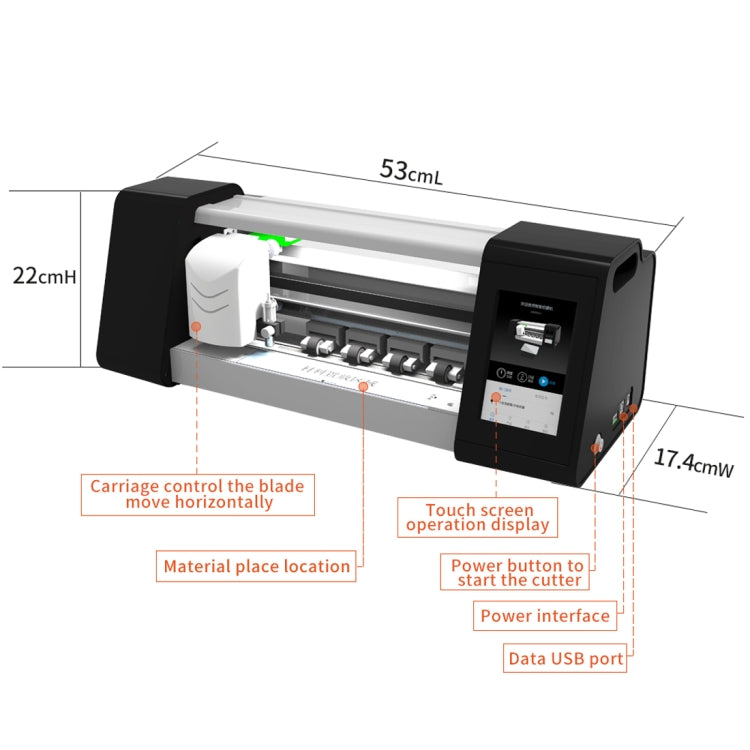 Intelligent Touch LCD Screen Flexible TPU Hydraulic Film Protector Cutter Machine - Phone Film Cutter by mietubl | Online Shopping UK | buy2fix