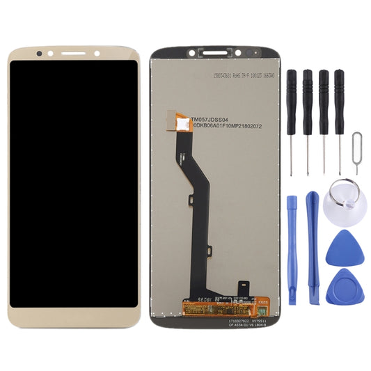 TFT LCD Screen for Motorola Moto G6 Play with Digitizer Full Assembly (Gold) by buy2fix