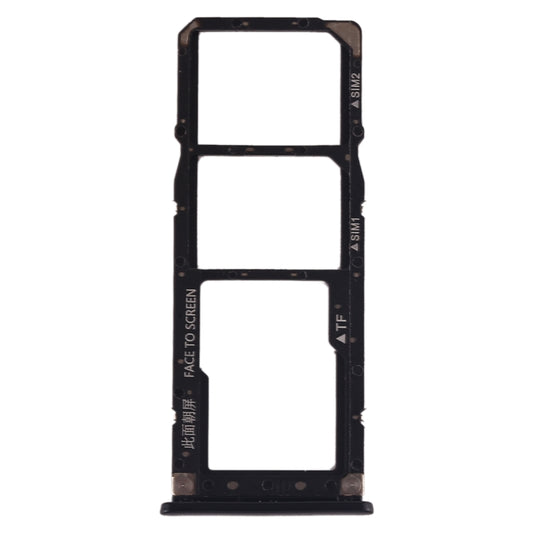 SIM Card Tray + SIM Card Tray + Micro SD Card Tray for Xiaomi Mi Play(Black) by buy2fix