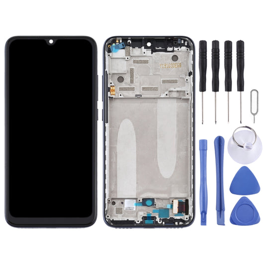 Original LCD Screen for Xiaomi Mi CC9e / Mi A3 Digitizer Full Assembly with Frame(Black) by buy2fix