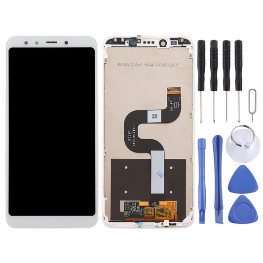 TFT LCD Screen for Xiaomi Mi 6X / A2 Digitizer Full Assembly with Frame(White) by buy2fix
