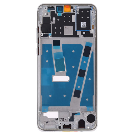 Front Housing LCD Frame Bezel Plate with Side Keys for Huawei P30 Lite (24MP)(Silver) by buy2fix