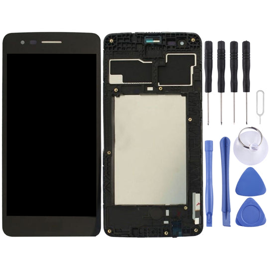 Écran LCD et numériseur complet avec cadre pour LG K8 2017 US215 M210 M200N (noir)