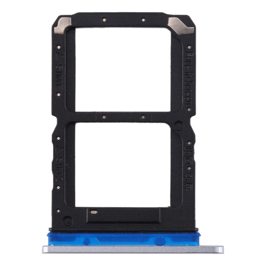For OPPO Reno Ace SIM Card Tray + SIM Card Tray (Silver) by buy2fix