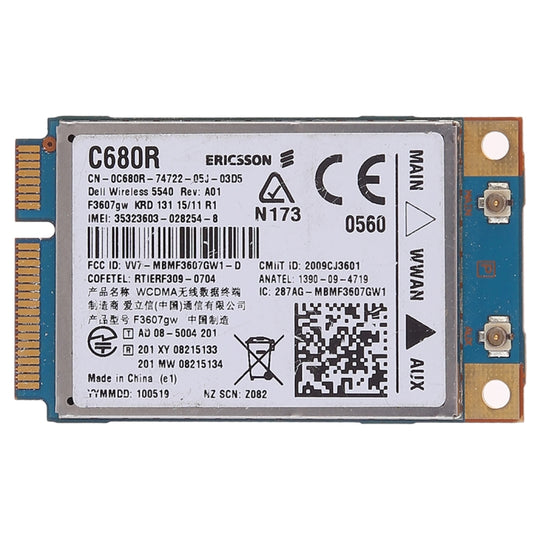 Carte réseau sans fil pour Dell C680R WWAN UMTS Wireless 5540 dw5540 Ericsson F3607GW