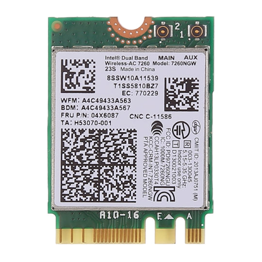 Carte Wifi double bande AC1200 sans fil NGFF M.2, 7260NGW 7260AC, carte réseau pour Lenovo T440 X240 B40 B50 Y40 Y70 Y50 7260AC