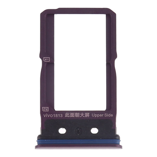 For Vivo NEX Dual Display SIM Card Tray + SIM Card Tray (Purple) by buy2fix
