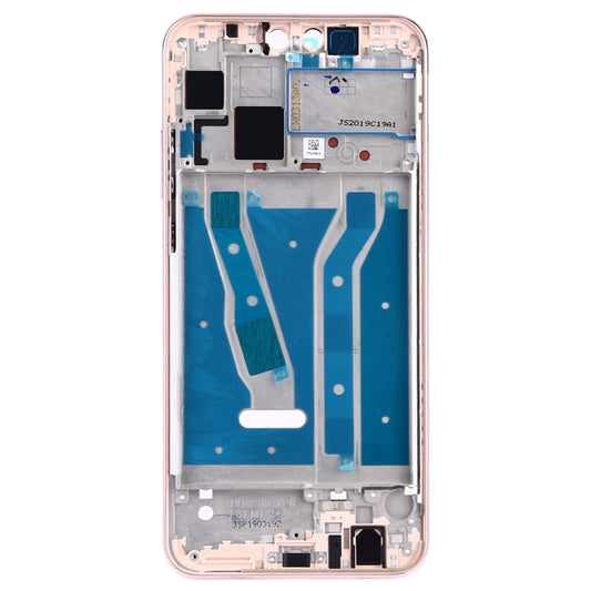 Front Housing LCD Frame Bezel Plate with Side Keys for Huawei Y9 (2019)(Pink) by buy2fix
