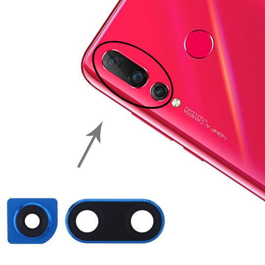 Kameraobjektivabdeckung für Huawei Nova 4 (Blau)