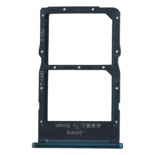 SIM Card Tray + NM Card Tray for Huawei nova 6 SE(Blue) by buy2fix