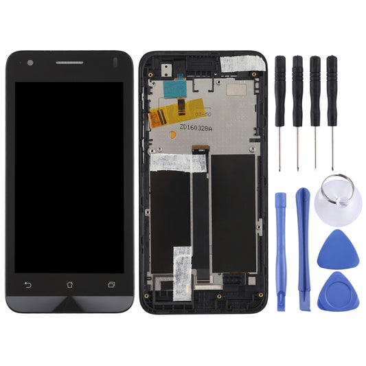 OEM LCD Screen for Asus Zenfone C ZC451CG Digitizer Full Assembly with Frame（Black) by buy2fix