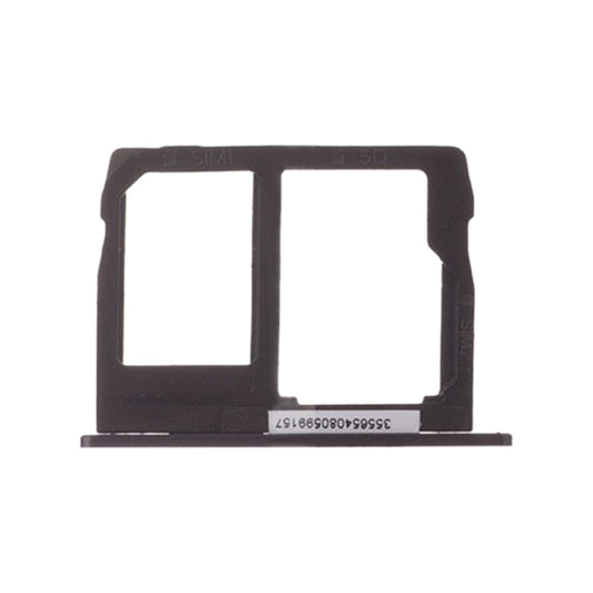 SIM Card Tray + Micro SD Card Tray for Motorola Moto G5S Plus XT1805 (Black) by buy2fix