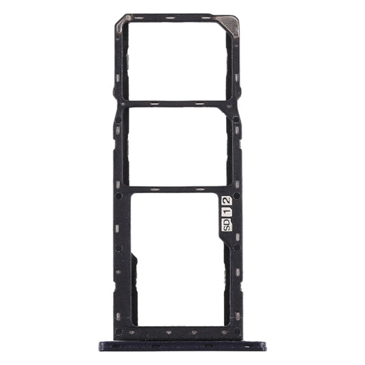 SIM Card Tray + SIM Card Tray + Micro SD Card Tray for Asus Zenfone Max Pro (M1) ZB601KL ZB602KL(Black) by buy2fix