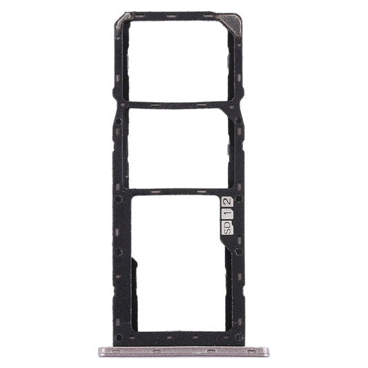 SIM Card Tray + SIM Card Tray + Micro SD Card Tray for Asus Zenfone Max Pro (M1) ZB601KL ZB602KL(Silver) by buy2fix