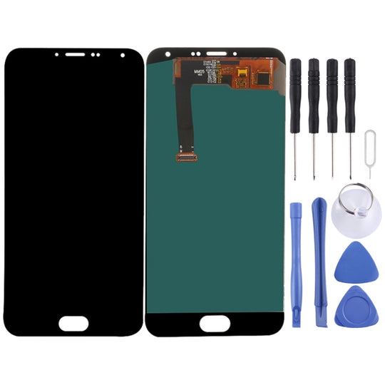 iPartsBuyLCD-Bildschirm + Touchscreen, LCD-Bildschirm und Digitizer-Komplettmontage für Meizu MX5 (Schwarz)