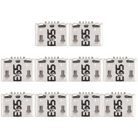 10 PCS Ladeanschluss für OPPO A31 / A33 / A37 / A51