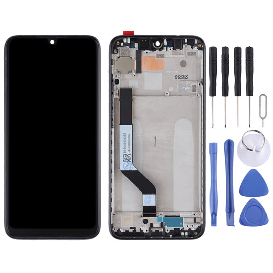 TFT LCD Screen for Xiaomi Redmi Note 7 / Redmi Note 7 Pro Digitizer Full Assembly with Frame(Black) by buy2fix