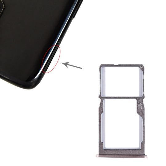 SIM-Kartenfach + SIM-Kartenfach / Micro-SD-Kartenfach für Meizu 15 (Gold)