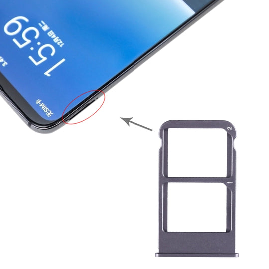 SIM-Kartenfach + SIM-Kartenfach für Meizu 16 Plus (Grau)
