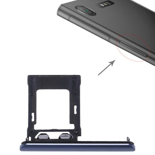 SIM / Micro SD Card Tray, Double Tray for Sony Xperia XZ1(Blue) by buy2fix